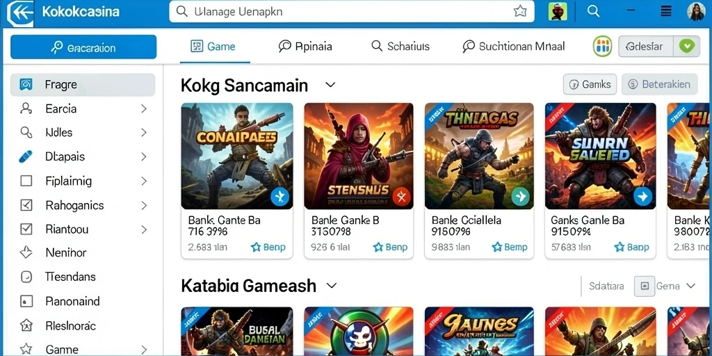 Berbagai tema menarik yang tersedia untuk dimainkan.