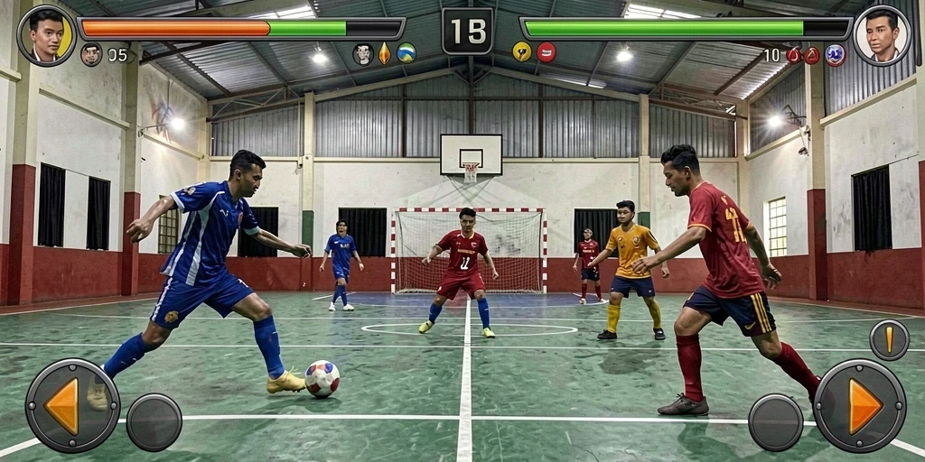 Fitur multiplayer yang memungkinkan bermain bersama teman.