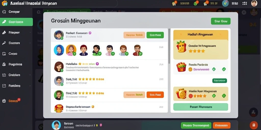 Komunitas aktif yang mendukung pengalaman bermain.