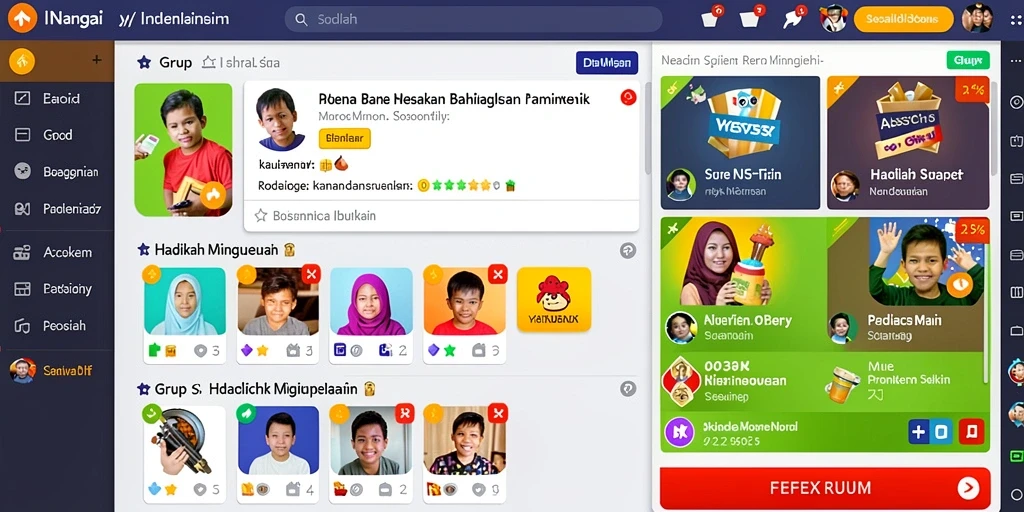 Mode permainan interaktif yang lebih seru.