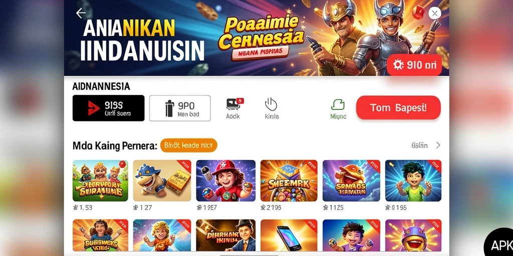 Papan skor yang menunjukkan peringkat terbaik pemain.